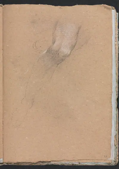 Verona Sketchbook: Right leg (page 33)