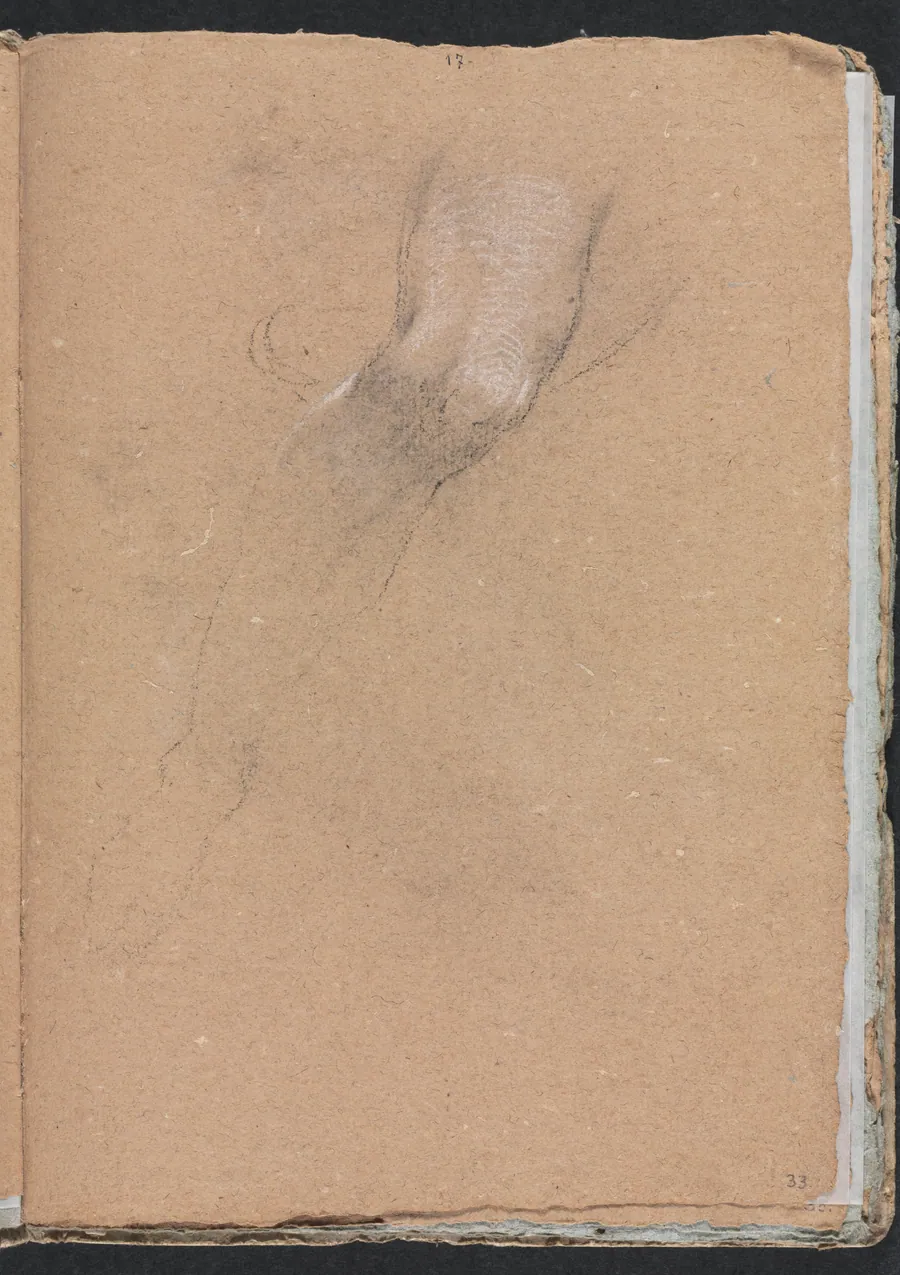 Verona Sketchbook: Right leg (page 33) by Francesco Lorenzi