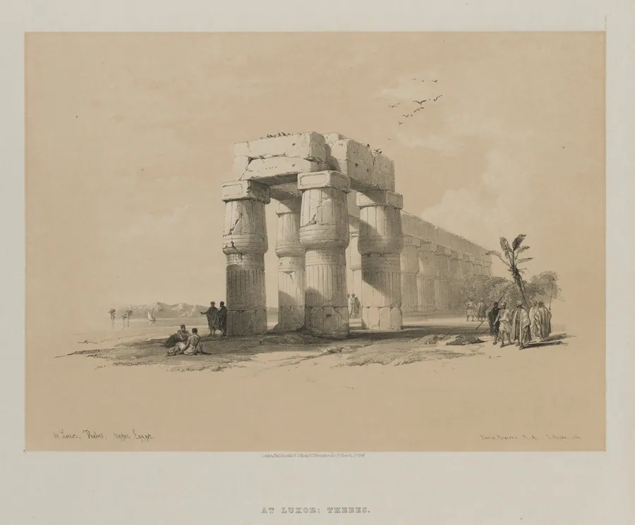 Egypt and Nubia, Volume I: At Luxor, Thebes, Upper Egypt by Louis Haghe