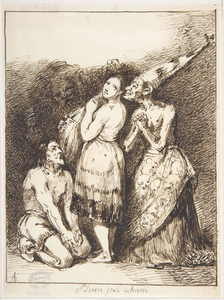They'll Get Their Desserts ("Buen pelo echará") by Leonardo Alenza y Nieto