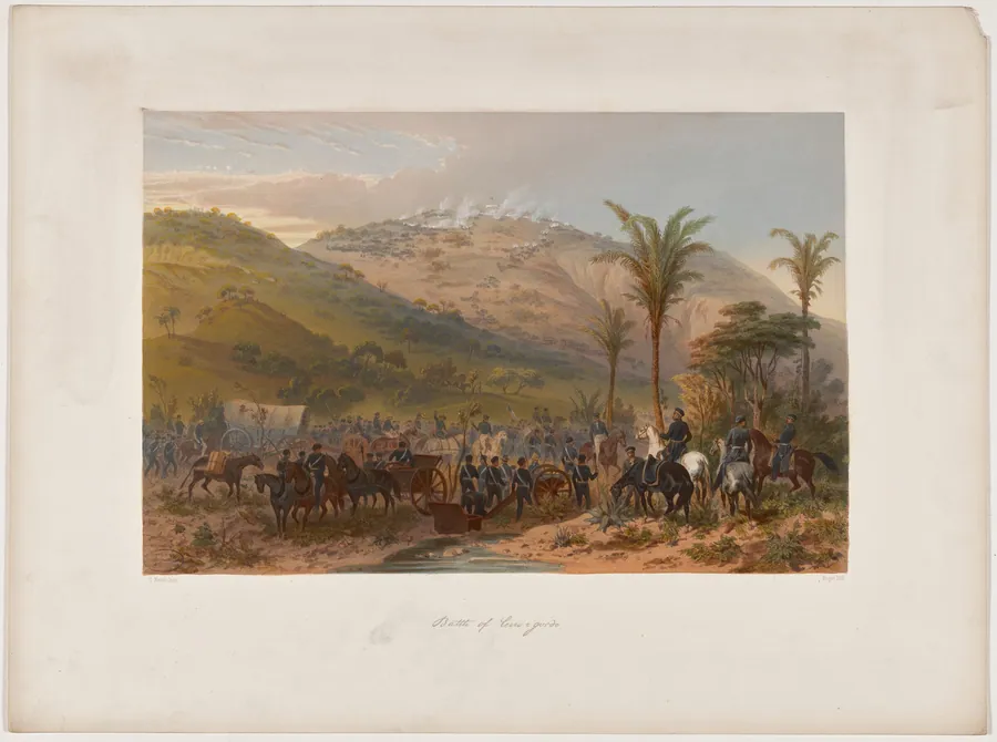 Battle of Cerro Gordo by Adolphe-Jean-Baptiste Bayot