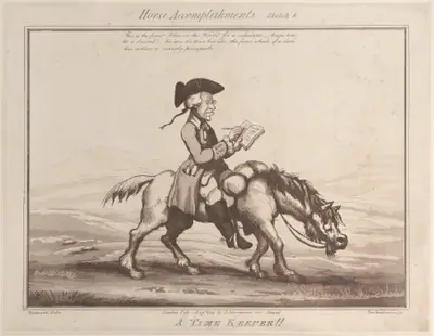Horse Accomplishments, Sketch 6: A Time Keeper !!