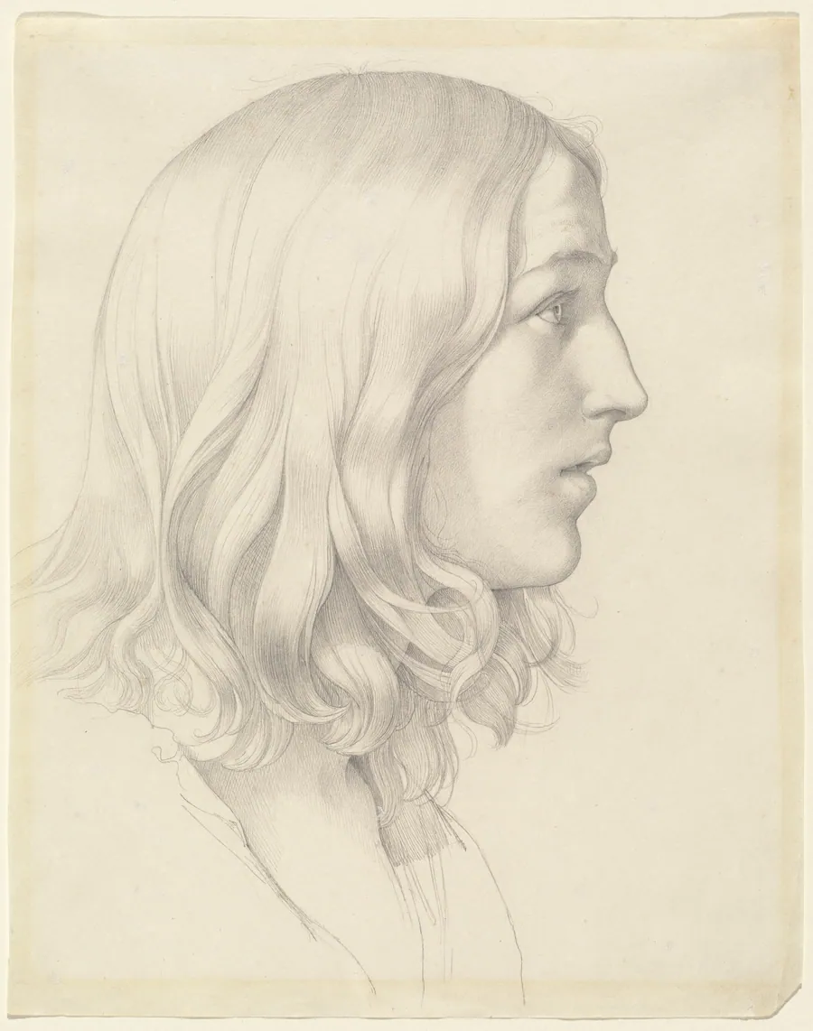 Head of a Young Man by Gustav Heinrich Naeke