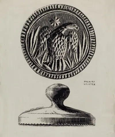 Pa. German Butter Stamp