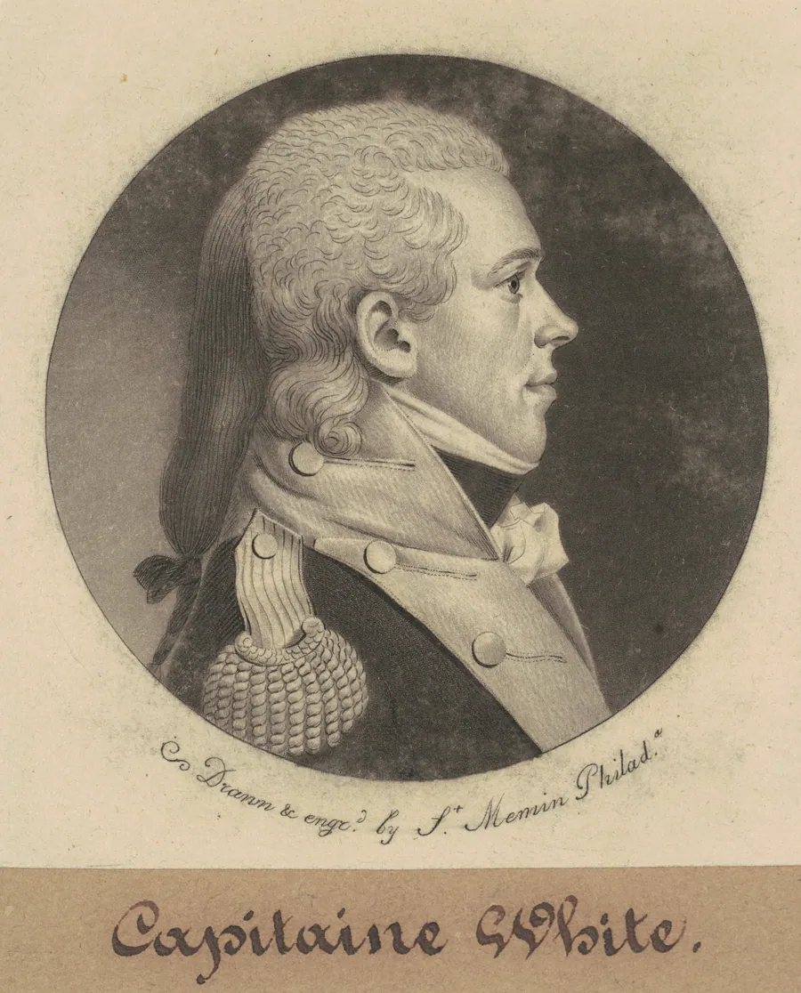 Samuel White by Charles B. J. Févret de Saint-Mémin