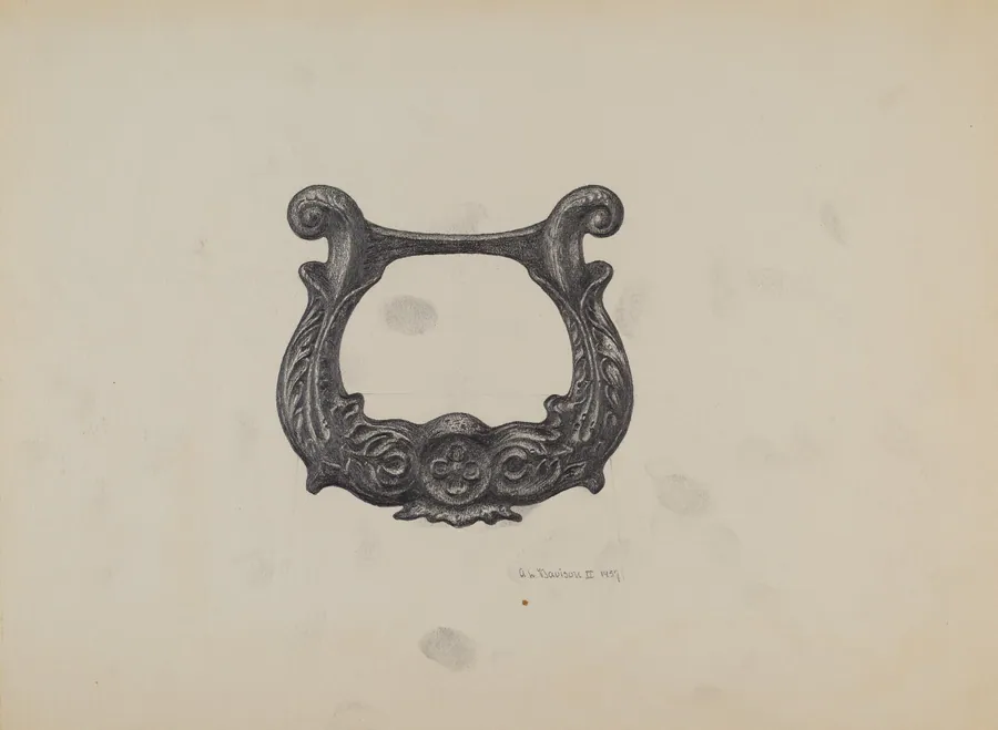Cast Iron Foot Scraper by Austin L. Davison
