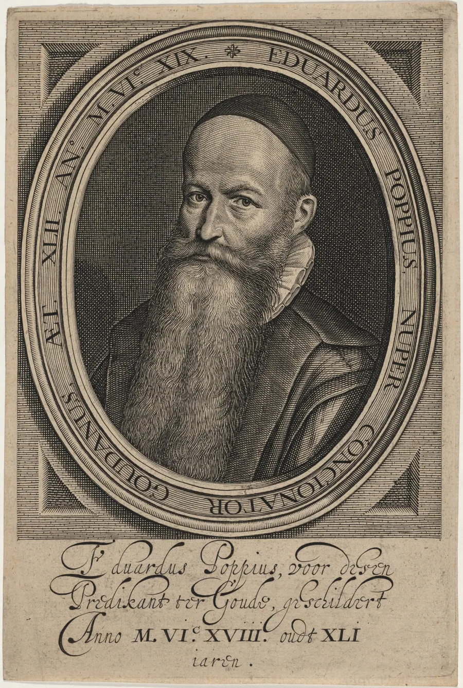 Eduardus Poppius, Preacher by Unknown 19th Century