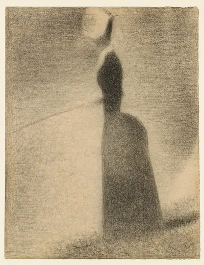 A Woman Fishing