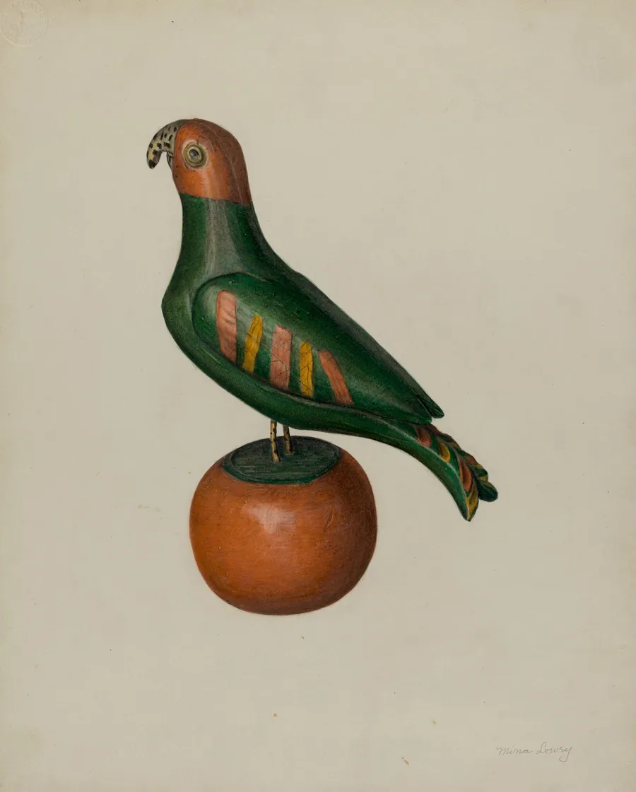 Pa. German Parrot by Mina Lowry