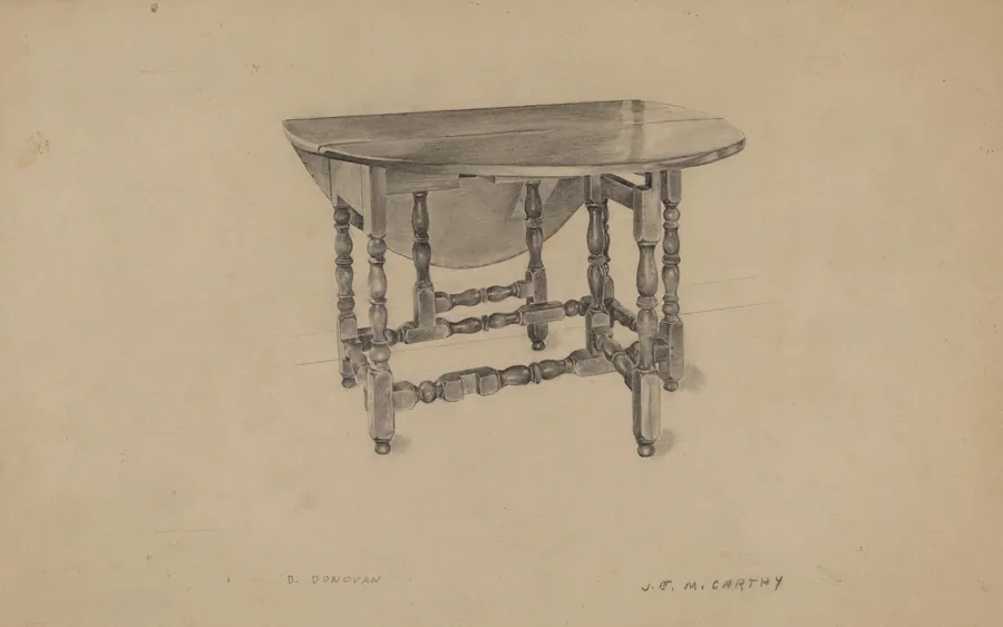 Gate-leg Table by Rex Dolmith