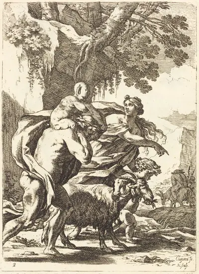 Faun and Bacchante with a Child