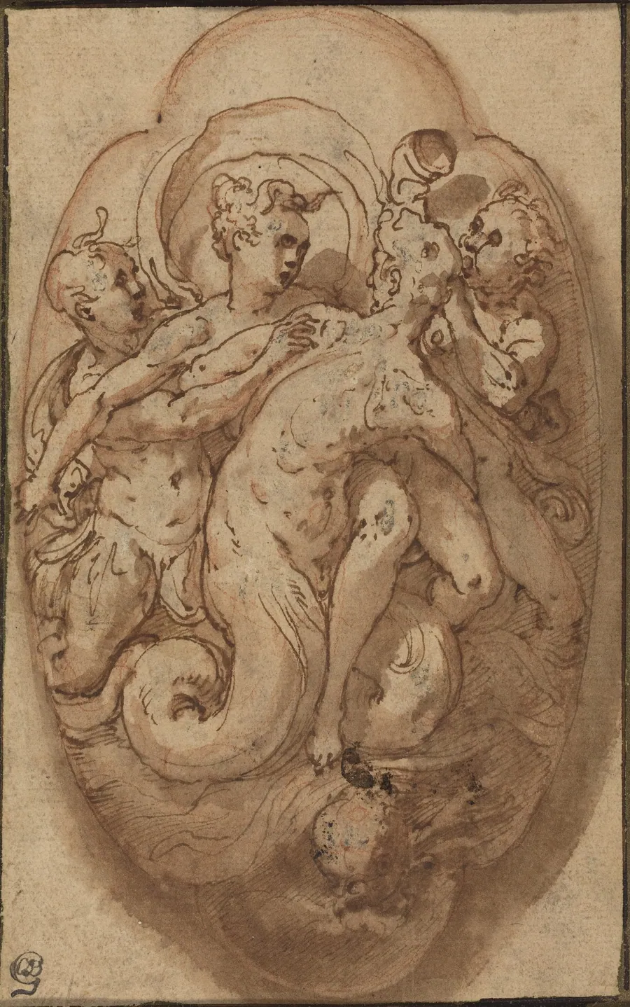 Mythological Figures by Taddeo Zuccaro