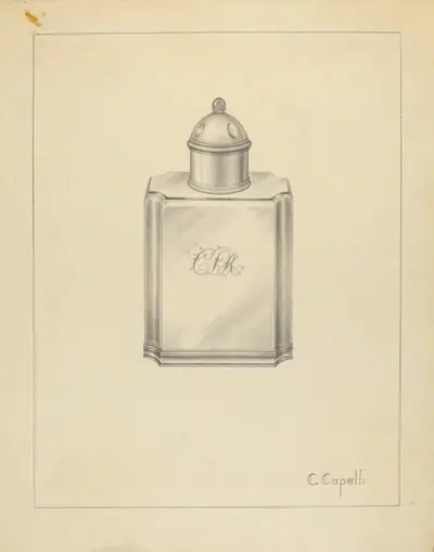 Silver Tea Caddy