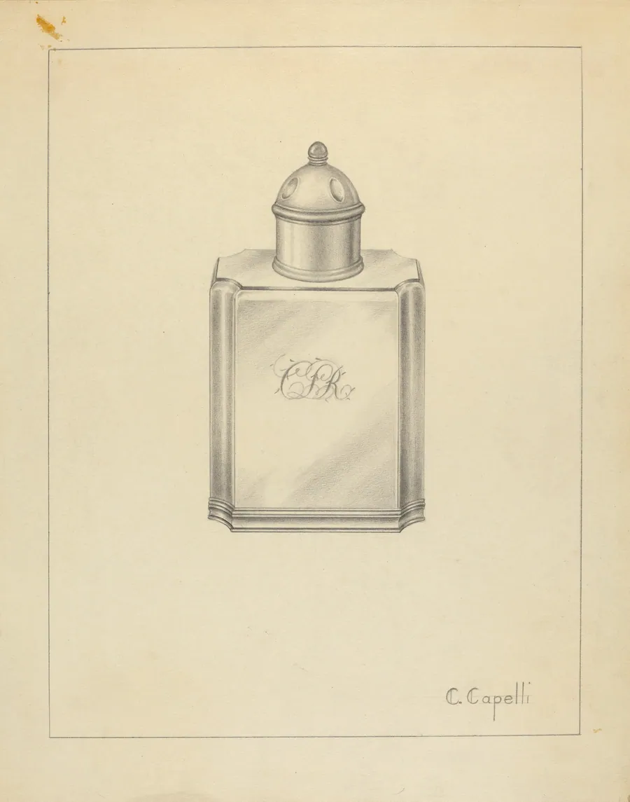 Silver Tea Caddy by Hester Duany