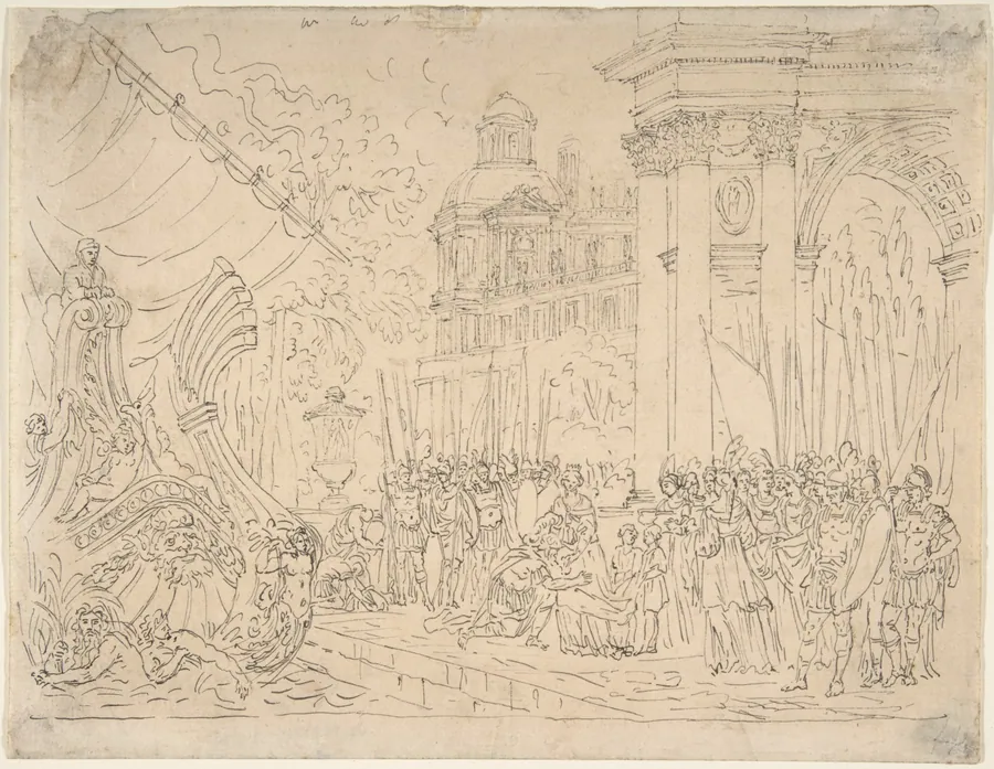 Aeneas's Farewell to Dido by Jean Le Pautre