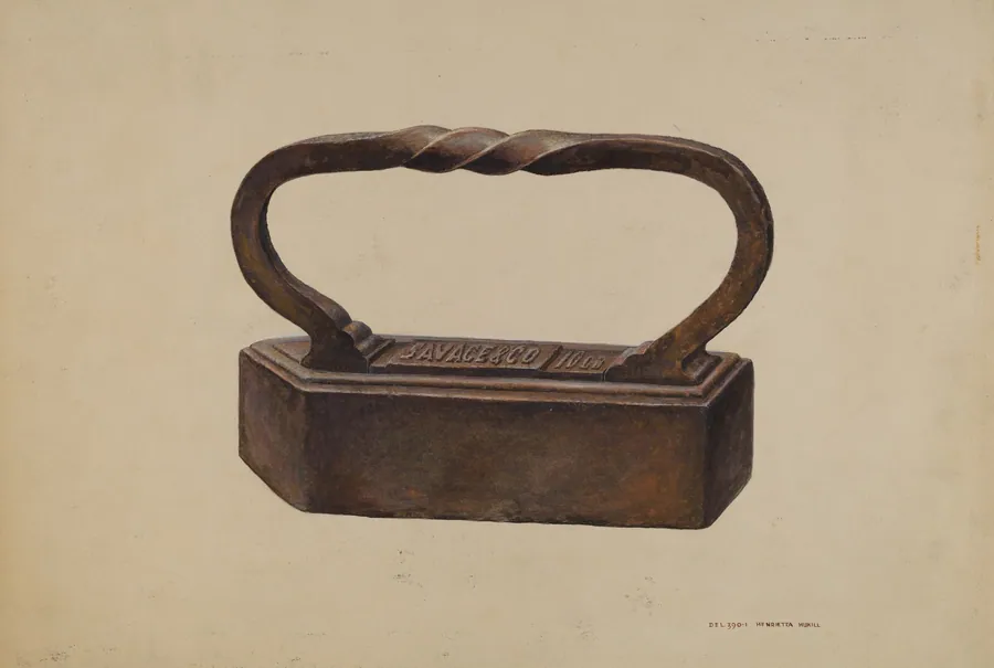 Tailor's Goose Iron by Henrietta S. Hukill