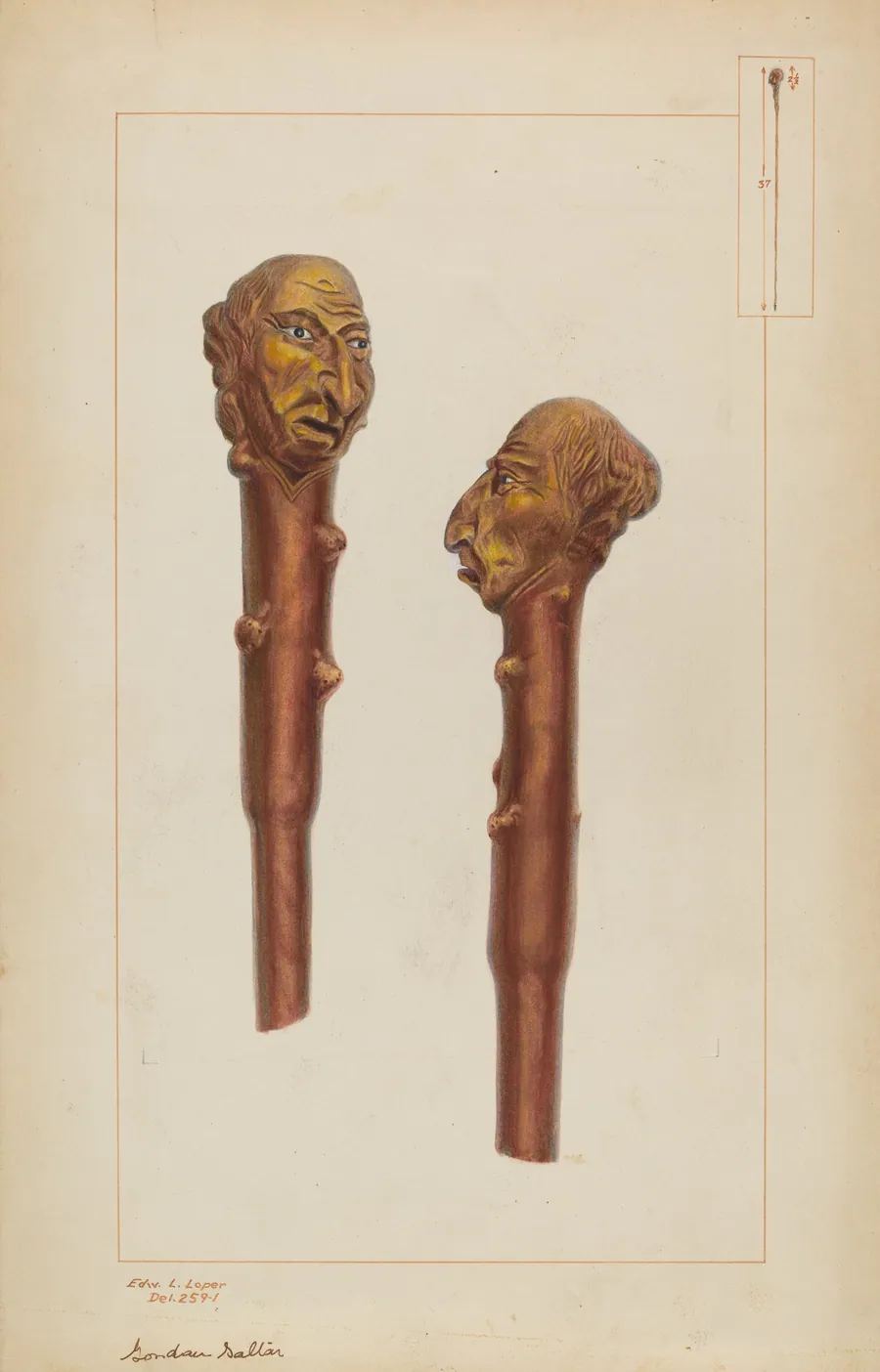 Walking Stick by Edward L. Loper