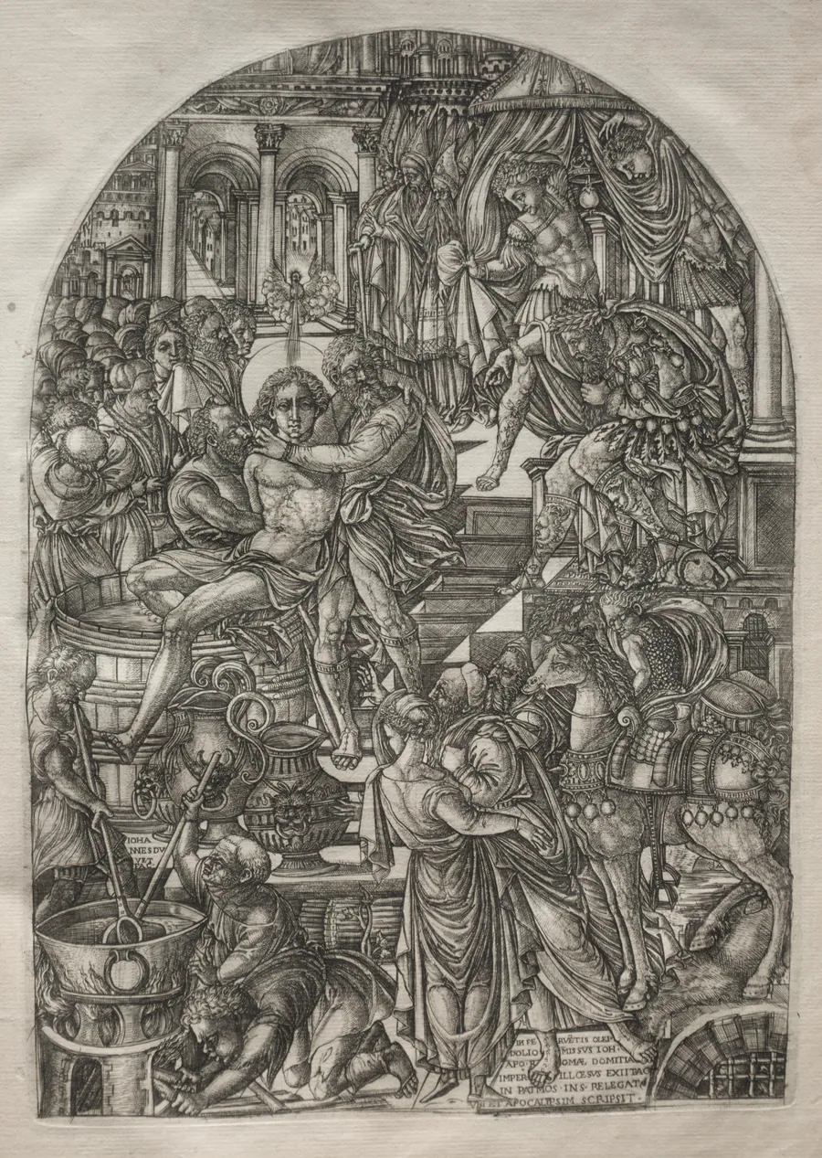 The Apocalypse: The Martyrdom of Saint John the Evangelist by Jean Duvet