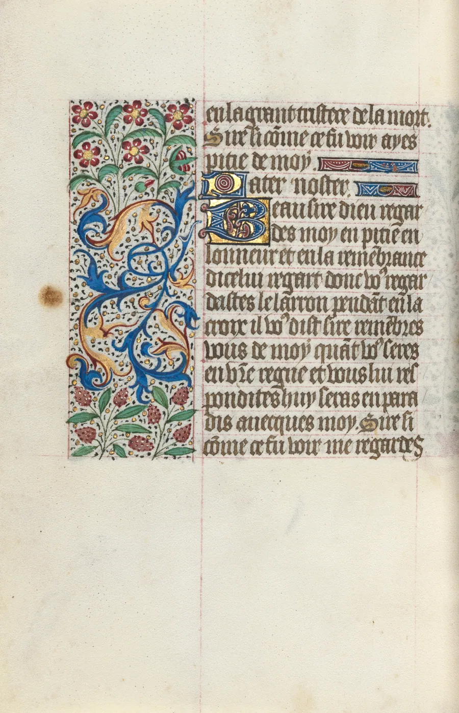 Book of Hours (Use of Rouen): fol. 154v by Master of the Geneva Latini