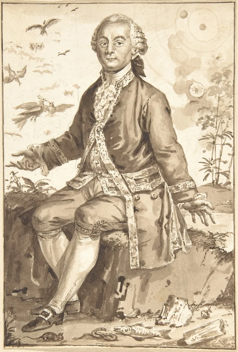 Portrait of G.-L. Leclere, Comte de Buffon by Jean-Baptiste-François Bosio