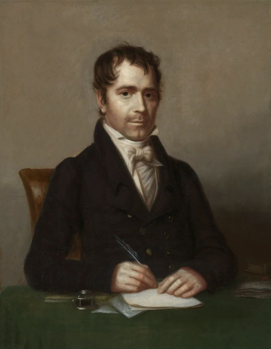 Possibly Jonathan Elliot by Charles Bird King, 26 Sep 1785 - 18 Mar 1862