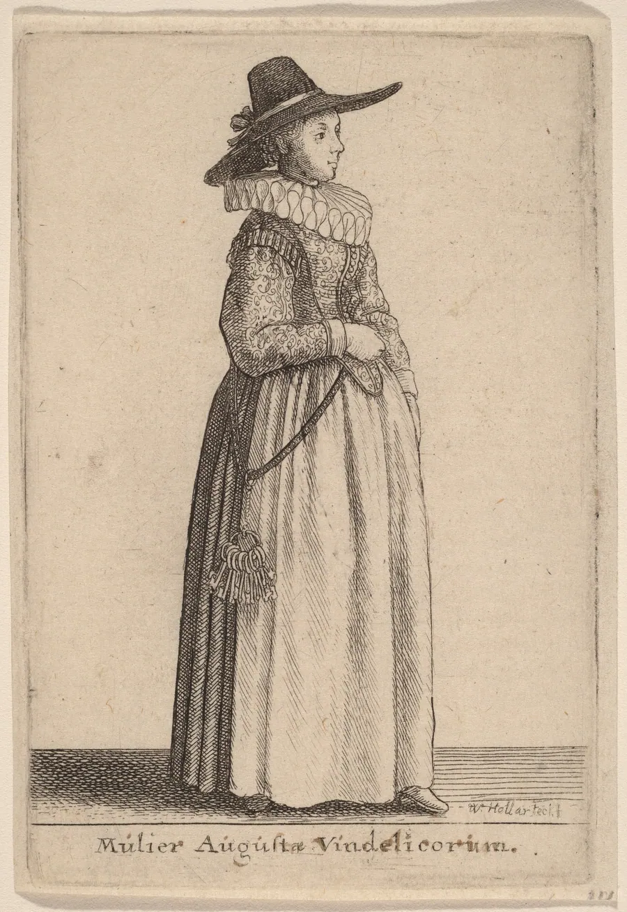 Mulier Augustae Vindelicorum by Wenceslaus Hollar