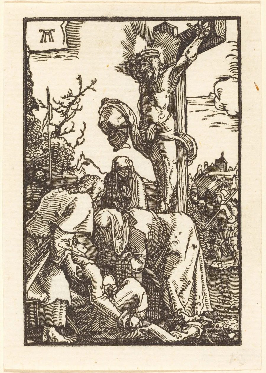 Christ on the Cross by Albrecht Altdorfer