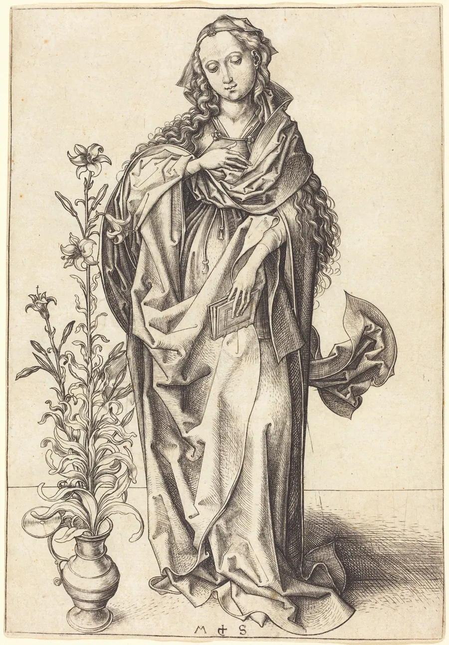 The Madonna by Martin Schongauer