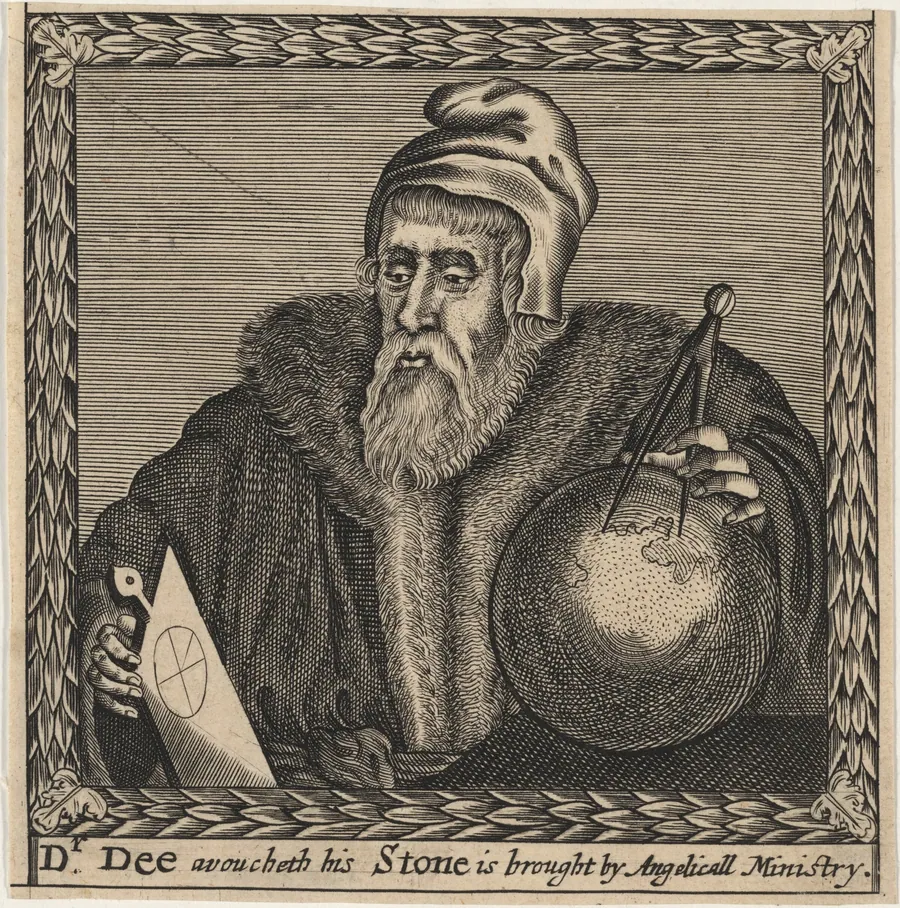 John Dee, Astrologer by Unknown 19th Century