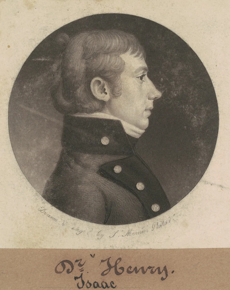 Isaac Henry by Charles B. J. Févret de Saint-Mémin