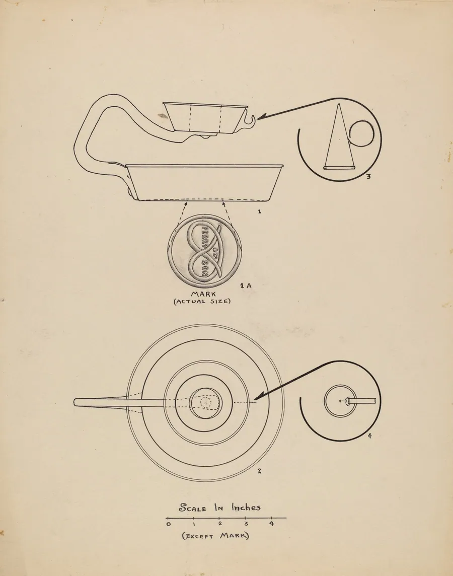 Candlestick with Snuffer by Francis Law Durand
