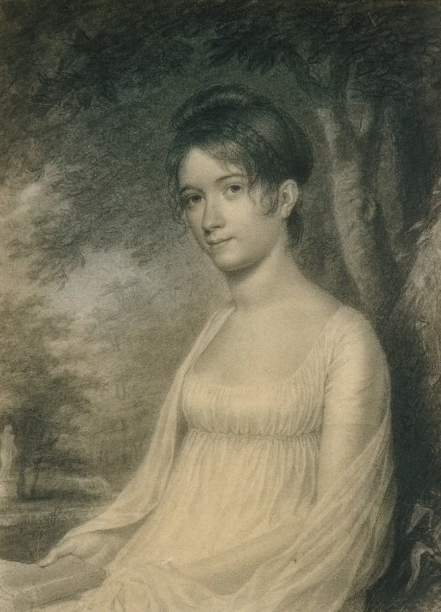 Sarah Russell Church (daughter of Edward Church) by John Vanderlyn