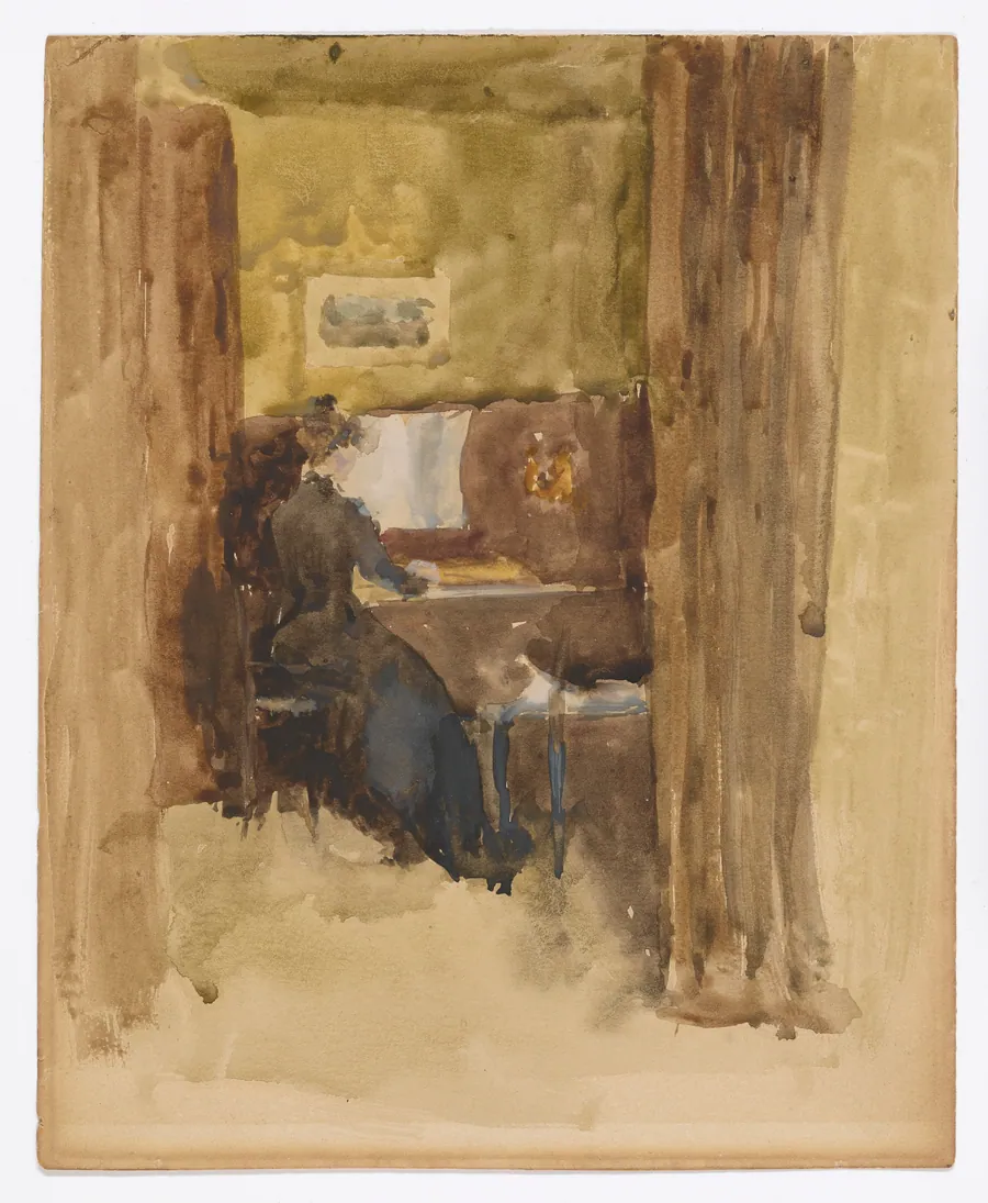 Bravura in Brown by James McNeill Whistler (1834-1903)