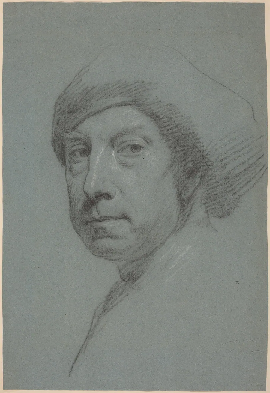 Self-Portrait Wearing a Turban by Jonathan Richardson, Sr.