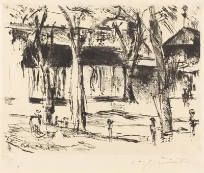Bahnhof Tiergarten (Court with Trees)