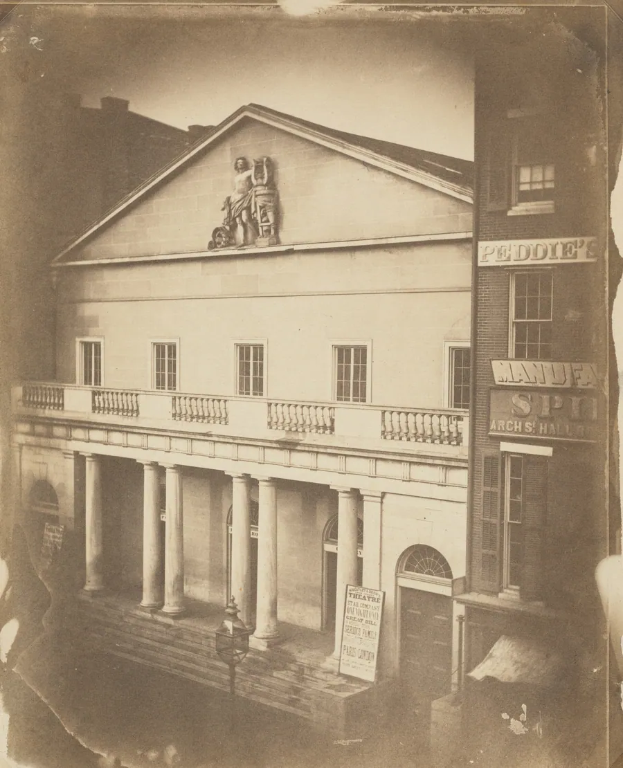 Arch St. Theatre, Arch at 6th St., Philadelphia by Frederick DeBourg Richards