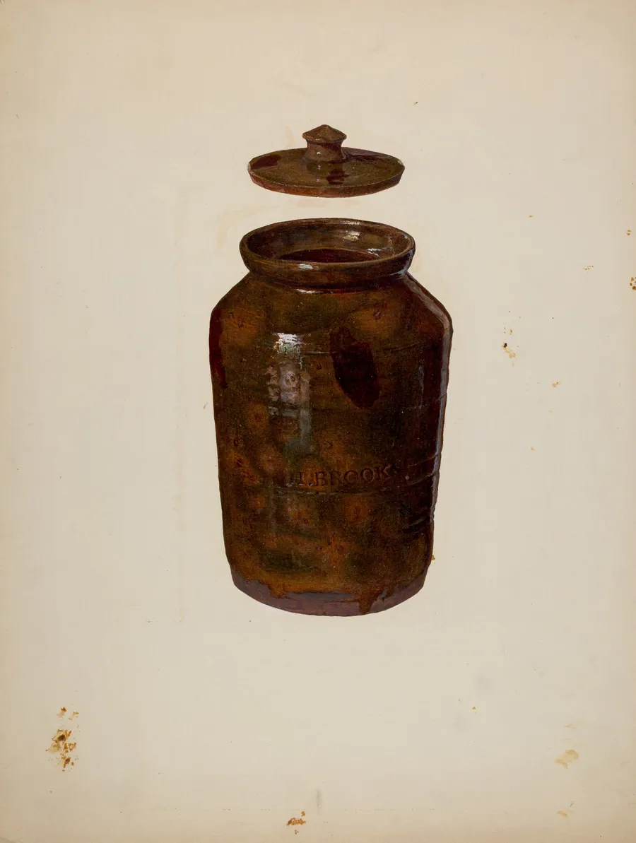 Covered Jar by John Collins