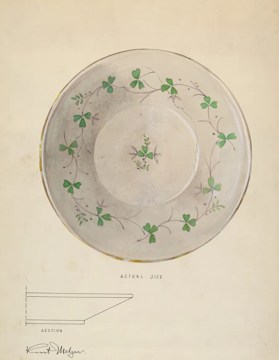 Plate by Kurt Melzer
