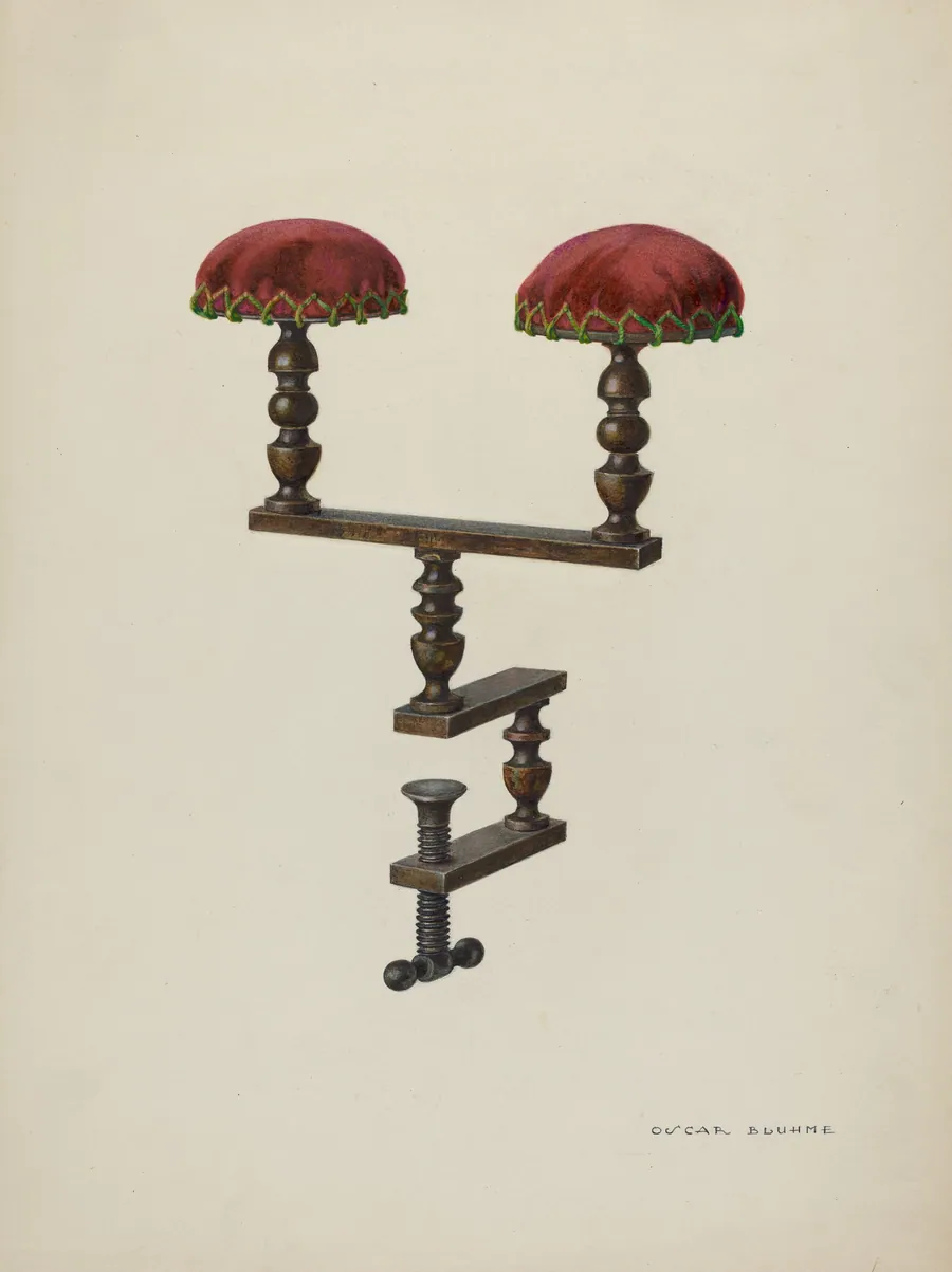 Twin Sewing Bird by Oscar Bluhme