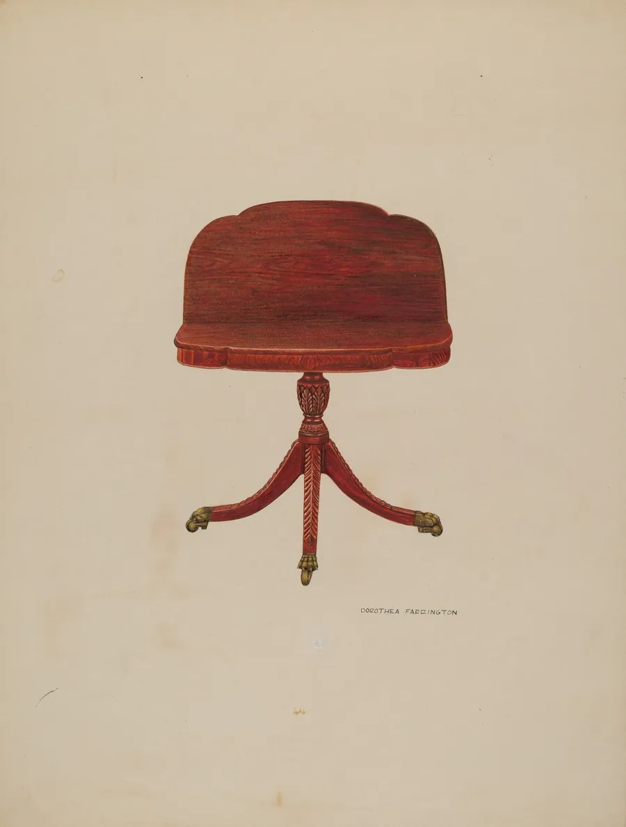 Drop Leaf Table by Dorothea A. Farrington