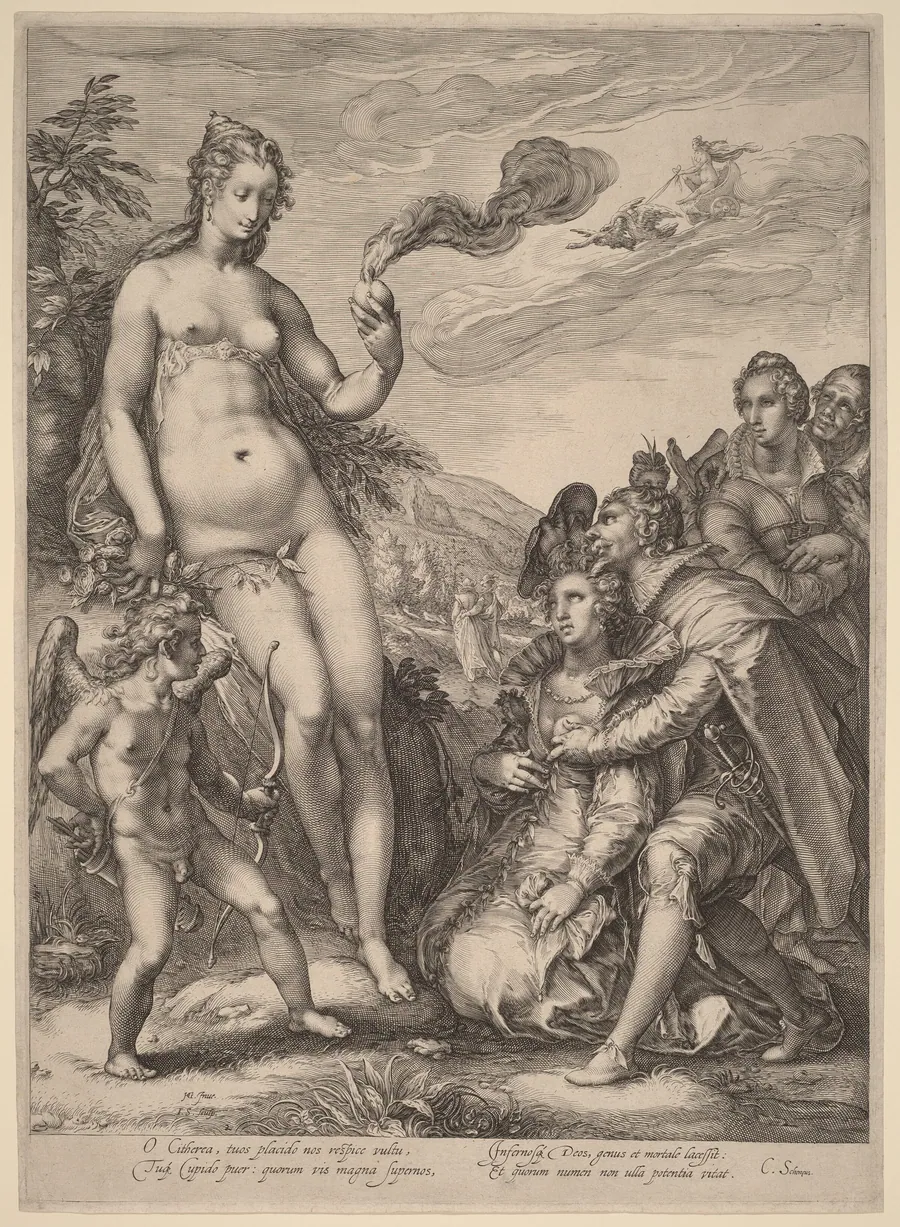 The Cult of Venus by Jan Pietersz Saenredam