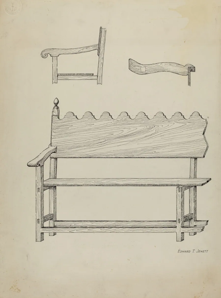 Mission Bed by Edward Jewett