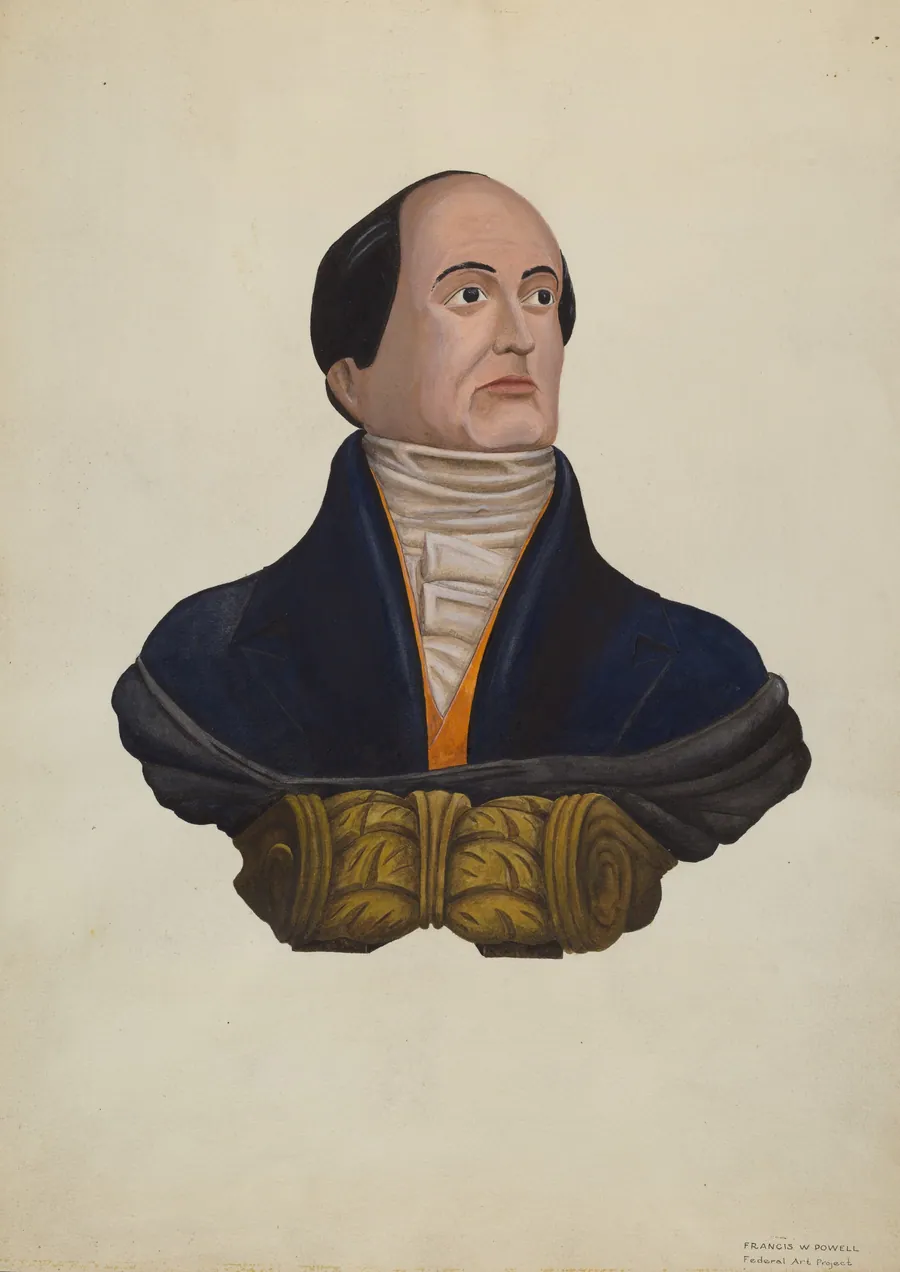 "Daniel Webster" Figurehead by F.W. Powell