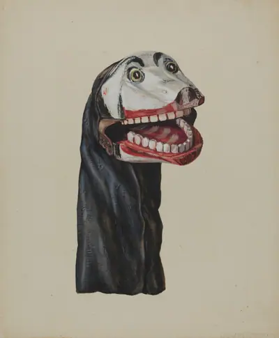 "Dog Toby" Hand Puppet