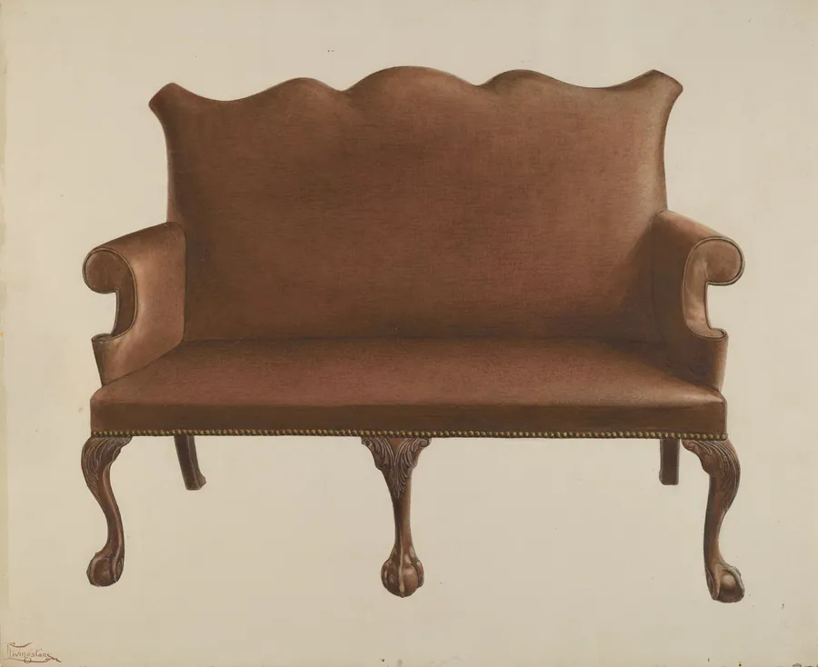 Settee by Rolland Livingstone