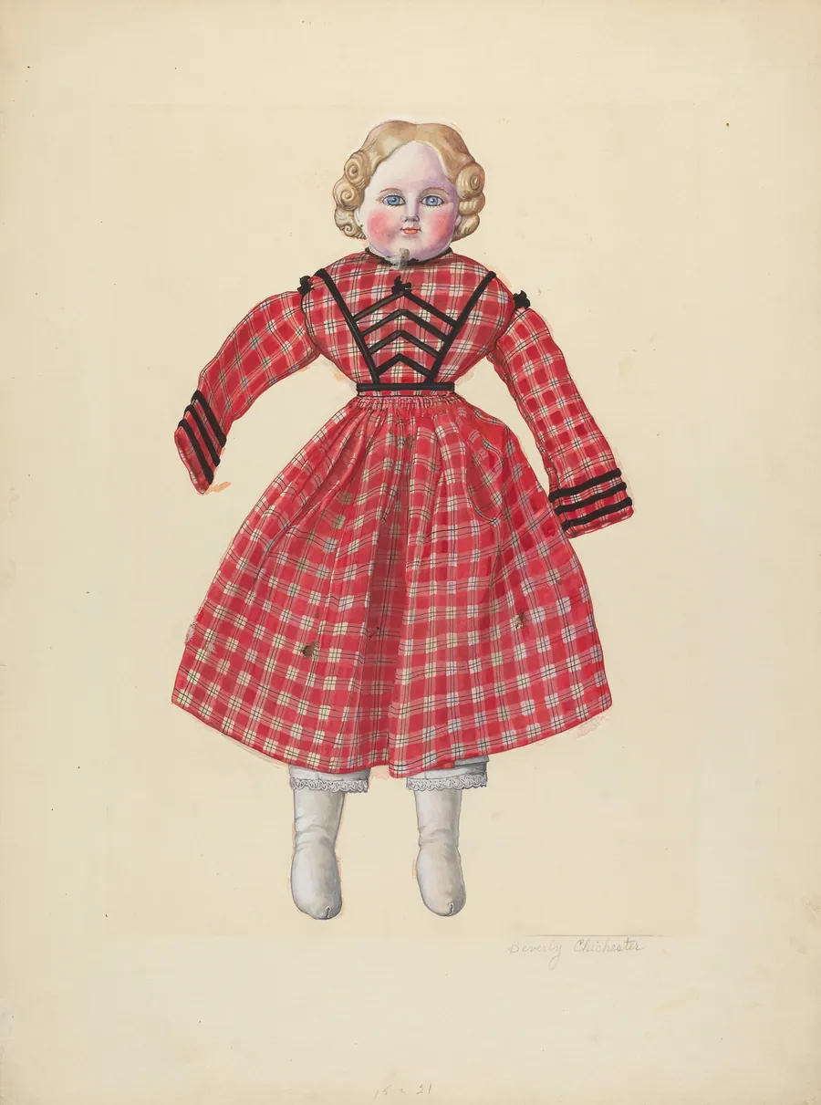 Doll with Bisque Head by Beverly Chichester