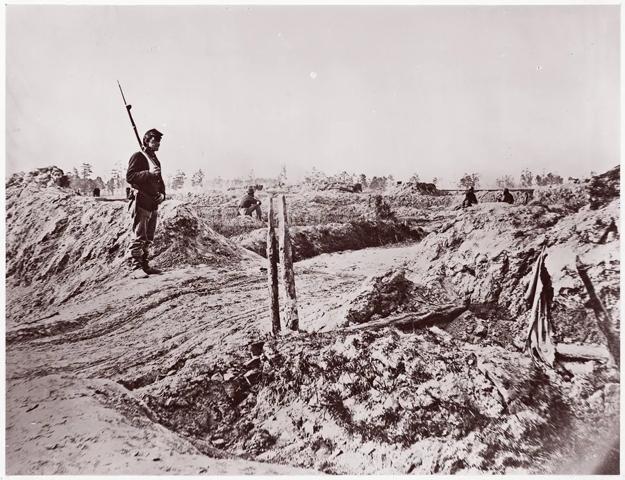 Front of Petersburg Lines by Timothy H. O'Sullivan