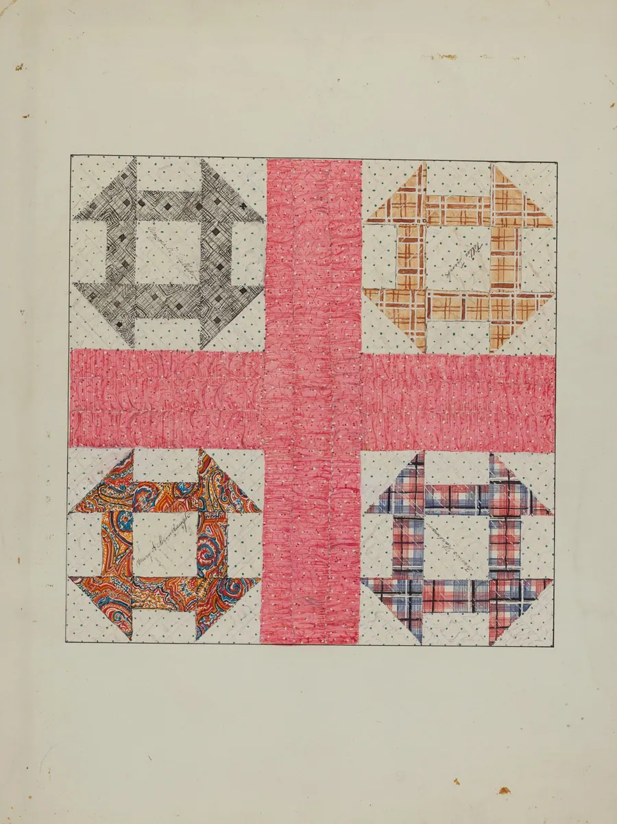 Autographed Quilt by Margaret Linsley