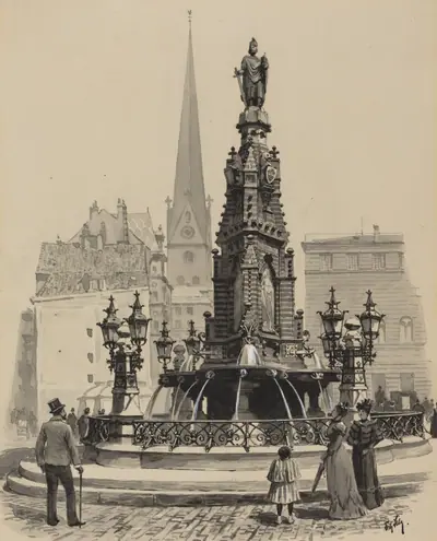 Brunnen am Fischmarkt