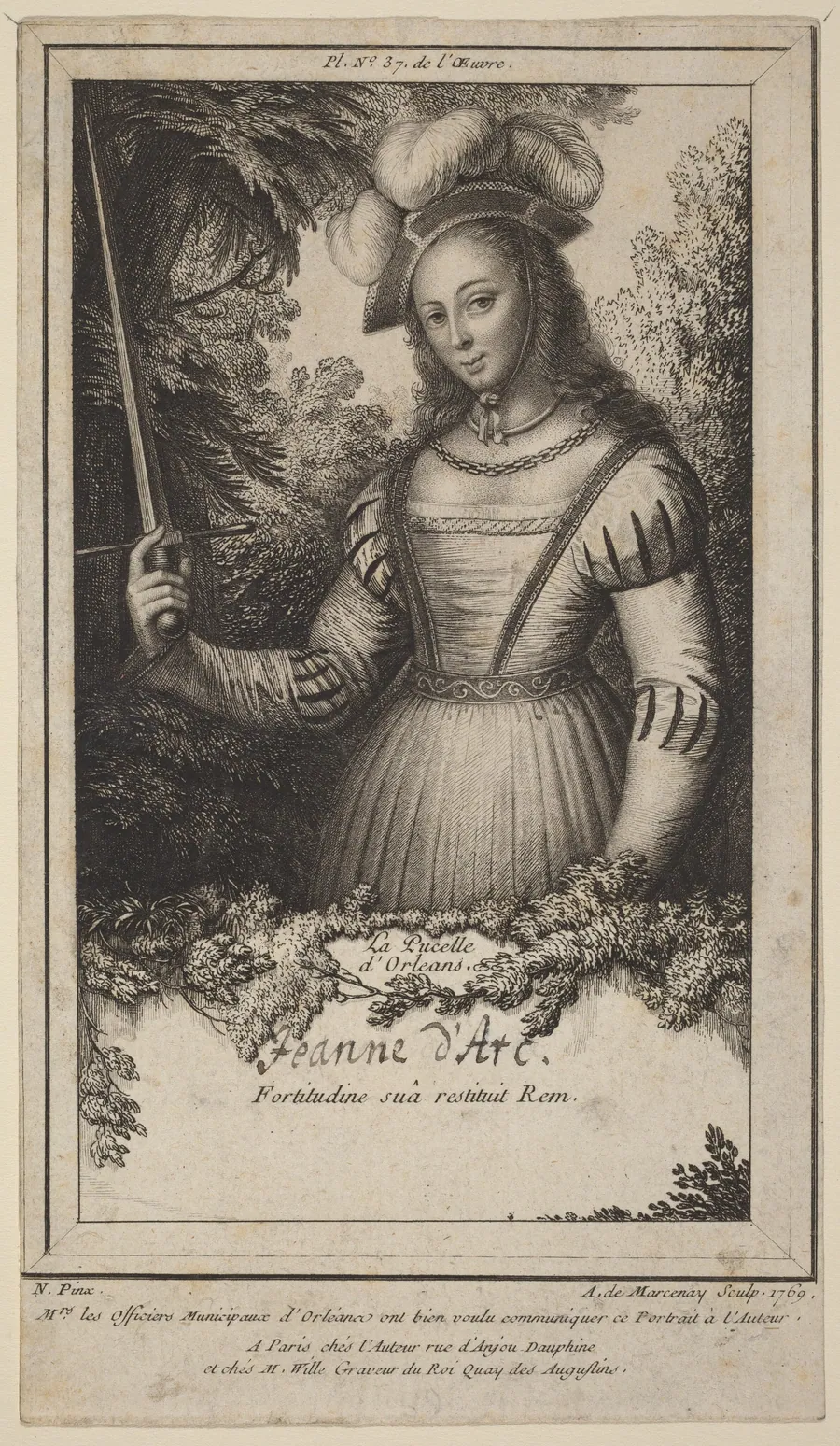 Jeanne d'Arc: La Pucelle d'Orléans by Antoine de Marcenay de Ghuy